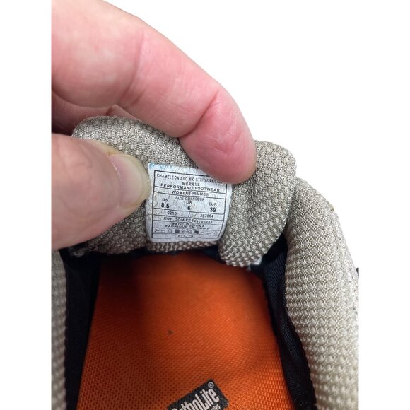 Merrell Goretex Wms brown suede hiking running trails sneakers Sz 8.5 SKU 9750 - Picture 6 of 16